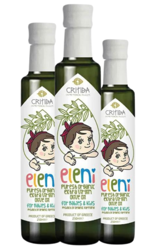 Critida- Purest Organic Extra Virgin Olive Oil "Eleni" For Babies And Kids